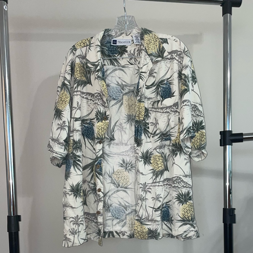 LL Bean Traveler Hawaiian Shirt